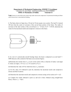 Mechanics of Solids: Crane Hooks & Unsymmetrical Bending