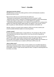 An&aacute;lisis del Servicio 23andMe: Costo, Caracter&iacute;sticas y Pruebas de ADN