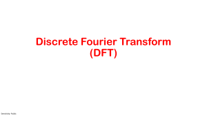 Discrete Fourier Transform (DFT) Explained