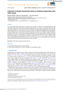 Drought Projections in Iran: CMIP6 & Combined Drought Index