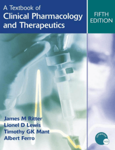 Clinical Pharmacology & Therapeutics Textbook, 5th Edition
