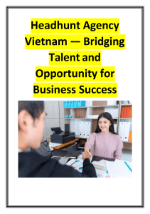 Headhunt Agencies in Vietnam: Talent & Opportunity