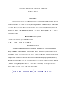 Benzophenone Reduction Lab Report: NaBH4 & Diphenylmethanol