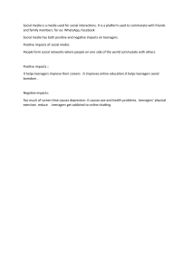 Social Media Impacts on Teenagers: Positive & Negative Effects
