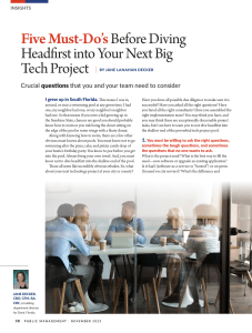 Tech Project Must-Do's: 5 Steps for Success