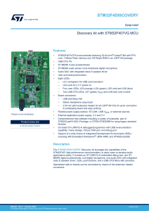 STM32F4DISCOVERY Kit: Features & Development Overview