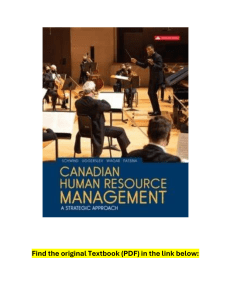 Strategic Human Resource Management Textbook