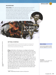 To Build a Fire: Jack London Excerpt