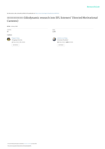 EFL听众定向性动机流研究