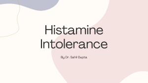 Histamine Intolerance: Symptoms, Causes & Treatment