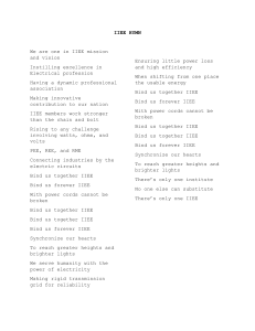 IIEE Hymn: Electrical Engineering Unity & Service