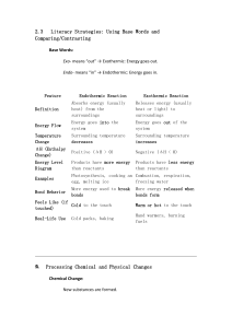 Chemistry: Reactions, Energy, Acids, Bases Study Guide