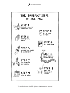 The Barefoot Investor: Supplementary Material