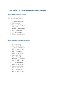 English Grammar Worksheet: Present & Past Simple, Can, How Many