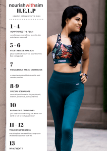 Healthy Eating Lifestyle Plan (H.E.L.P.) Guide