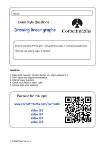 Linear Graphs Exam Questions: Practice & Revision