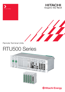 RTU500 Series Product Catalog | Remote Terminal Units