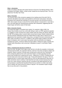 Omicron's Economic Impact: A Presentation