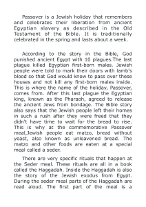 Passover: History, Traditions, and Seder Meal Explained