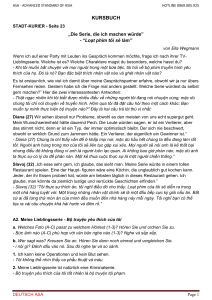 Deutsch Kursbuch: TV-Serien & Grammatik