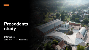 Architecture Precedent Study: Cultural Centers & Theaters