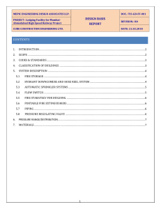 Fire Protection Design Basis: Mumbai-Ahmedabad Railway
