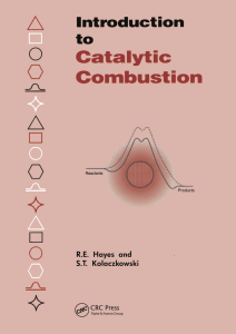 Catalytic Combustion: An Introduction