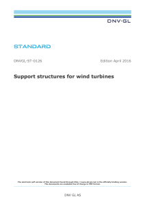 Wind Turbine Support Structures Standard - DNVGL-ST-0126