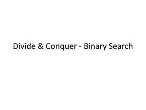 Divide & Conquer: Binary Search Algorithm Explained