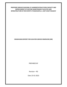 ESR Design Basis Report: Structural Analysis & Loads