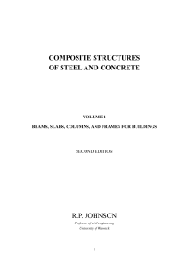 Composite Structures: Steel & Concrete - Beams, Slabs, Columns
