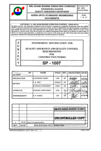 ADMA-OPCO Construction Quality Control Specification SP-1007