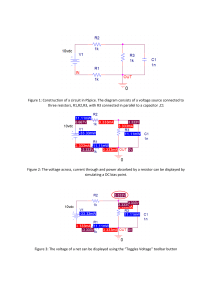 PSpice Circuit Simulation: DC Bias & Voltage Analysis