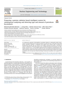 Gamma Radiation System for Petroleum By-product Analysis