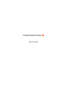 Libro de Curso Completo de Rust