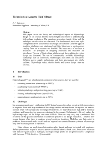 High Voltage Design for Ion Sources: Theory & Technology