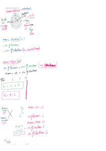 Atoms and Molecules Basics: Structure, Number, Mass