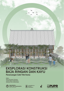 Café Titik Koma: Étude de conception acier et bois