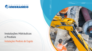 Sistemas Prediais de Esgoto: Projeto e Instala&ccedil;&atilde;o