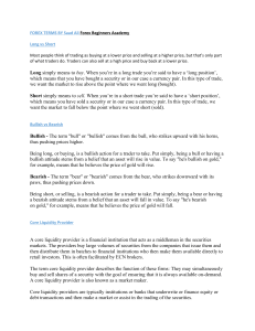 Forex Trading Terms: A Beginner's Guide