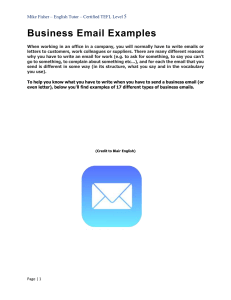 Business Email Examples: Templates & Tips