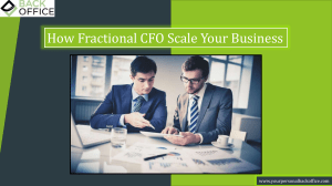 Fractional CFO: Scale Your Business with Expert Financial Guidance