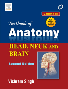 Textbook of Anatomy: Head, Neck, and Brain, 2nd Edition