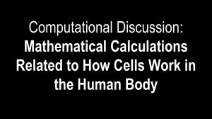 Cellular Processes: Diffusion & Osmosis Calculations