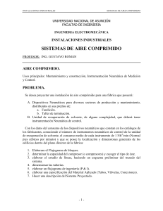 Proyecto de Dise&ntilde;o de Sistema de Aire Comprimido
