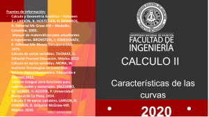 Cálculo II: Características de Curvas - Longitud de Arco, Curvatura