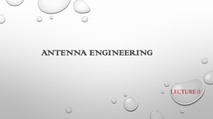 Antenna Engineering Course Lecture: Fundamentals & Design