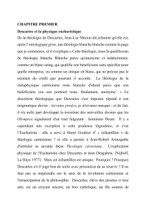 Descartes & Physique Eucharistique: Th&eacute;ologie & Science