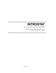IntroSTAT: Exploring Data & Statistics