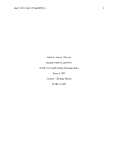 Affidavit of Service Example: Civil & Criminal Procedure